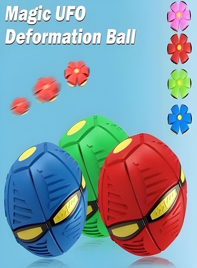 Todfod Flying Magic UFO Transforming Flying Disc Toy for Kids | Colorful Shape-Shifting Ball Game - Image 5